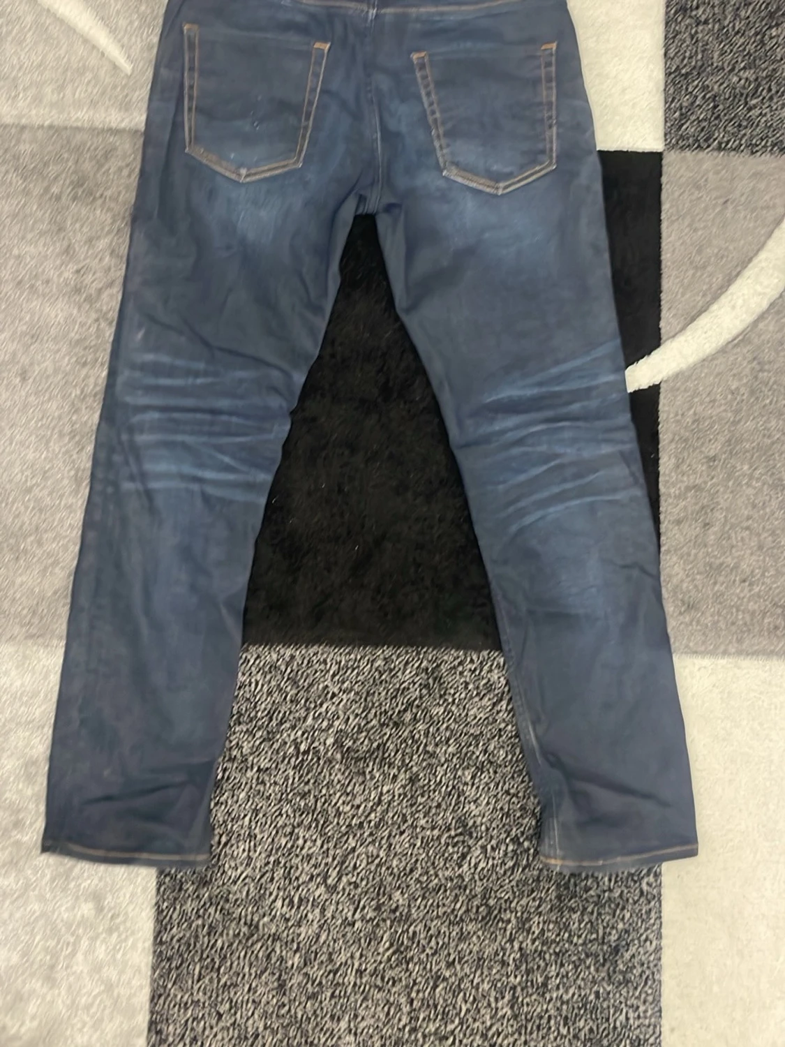 Jack & Jones Mörkblå raka jeans - 1