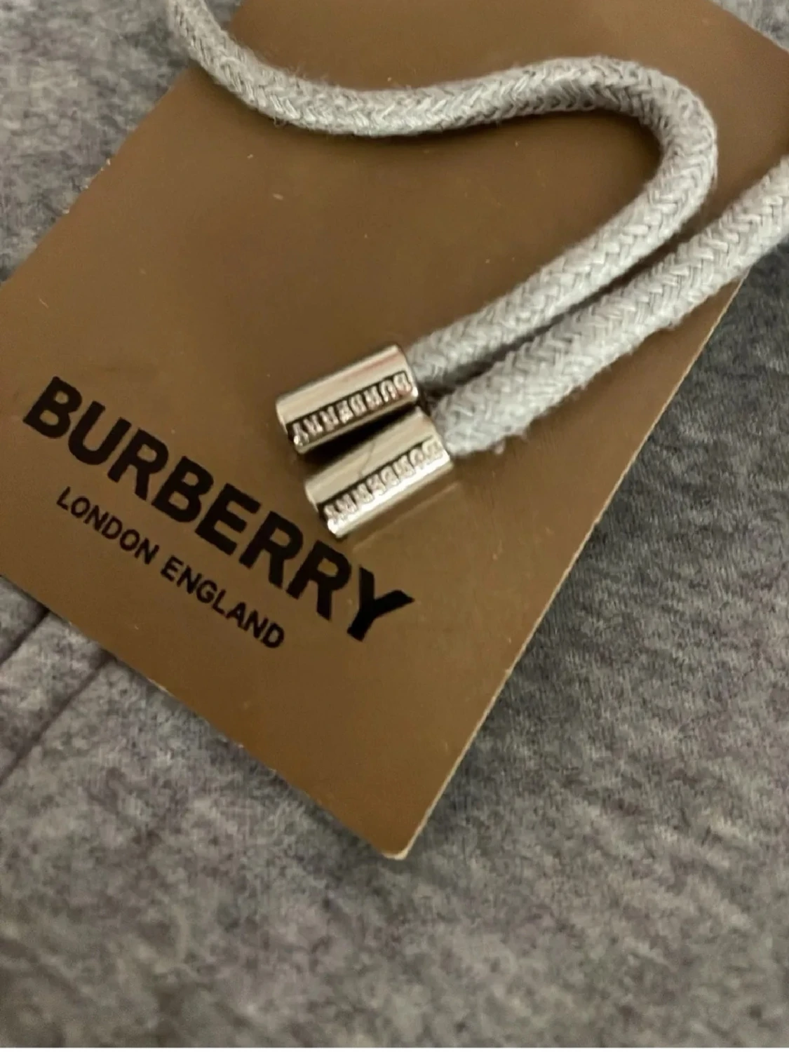 Grå zip hoodie från Burberry - 2