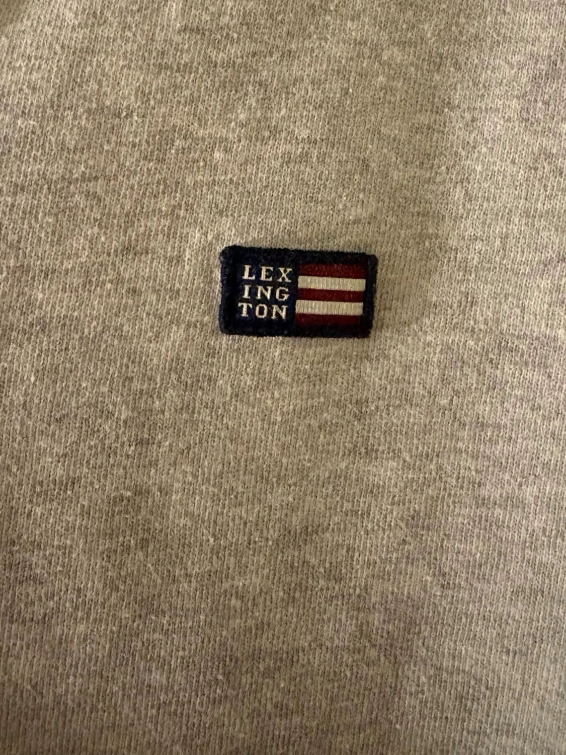 Ljusgrå zip hoodie från Lexington - 6