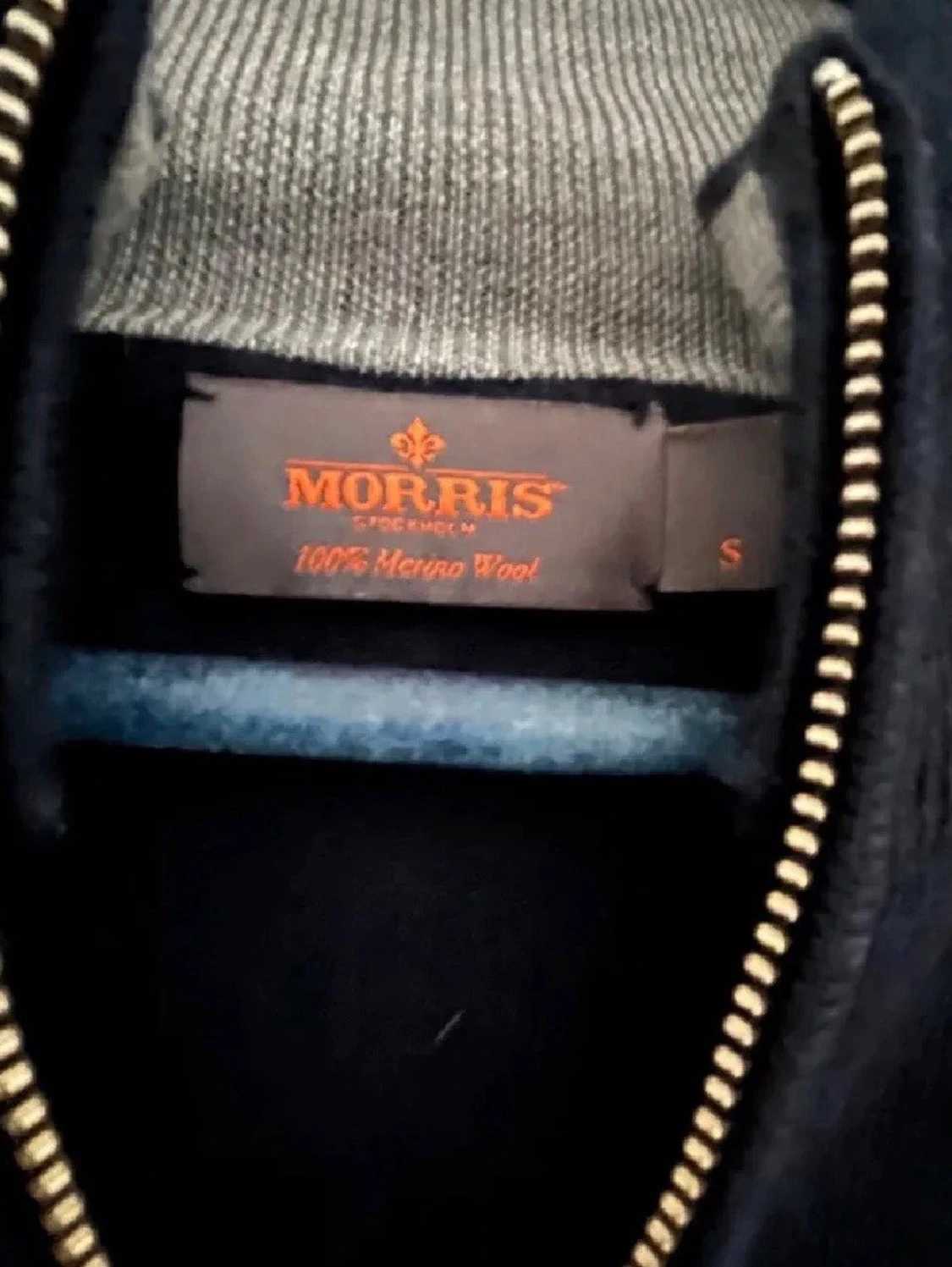 Svart ullkofta från Morris - 1