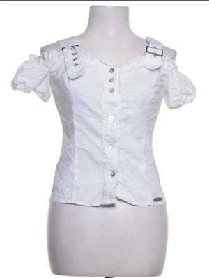 Vit topp vintage - Så fin vintage topp