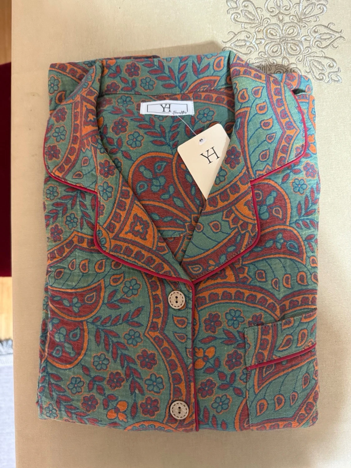 Mönstrad pyjamas från YH - 2