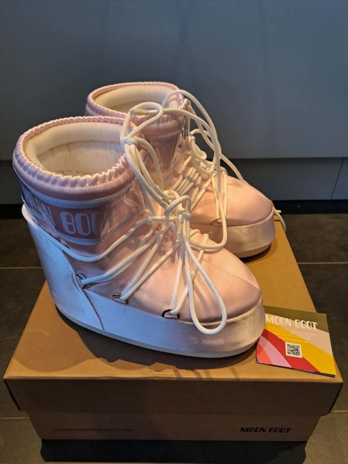 Ljusrosa Moon Boot snow boots - 3