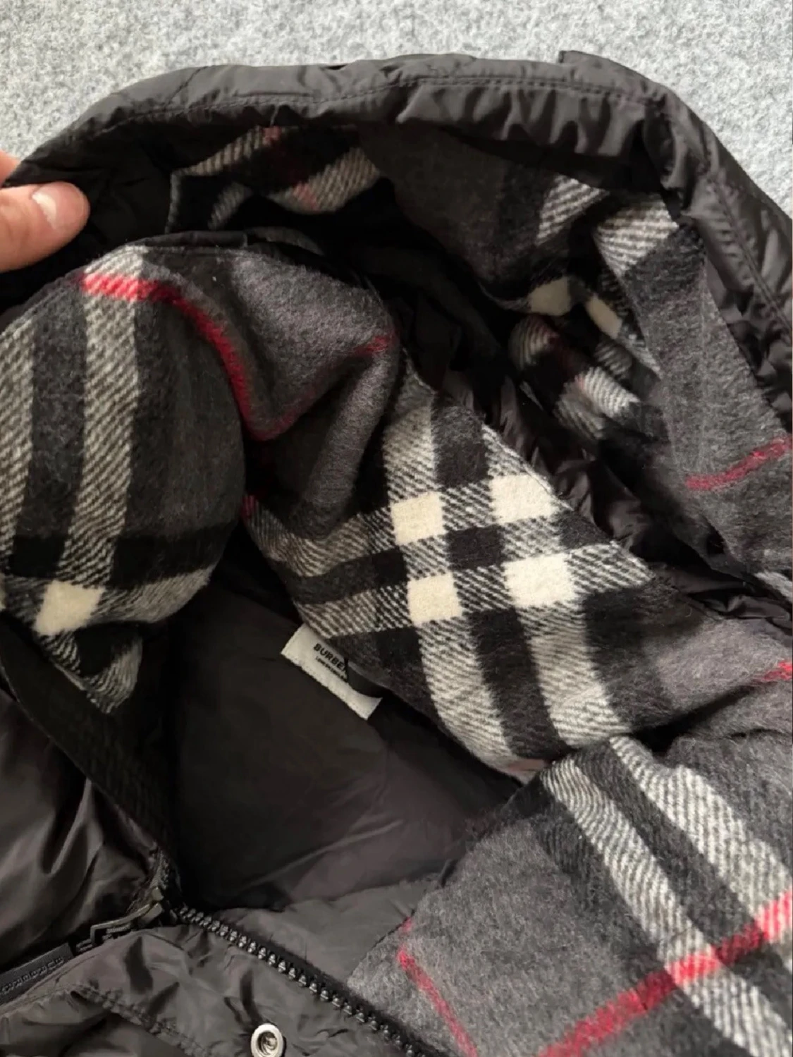 Burberry black puffer jacket - 1