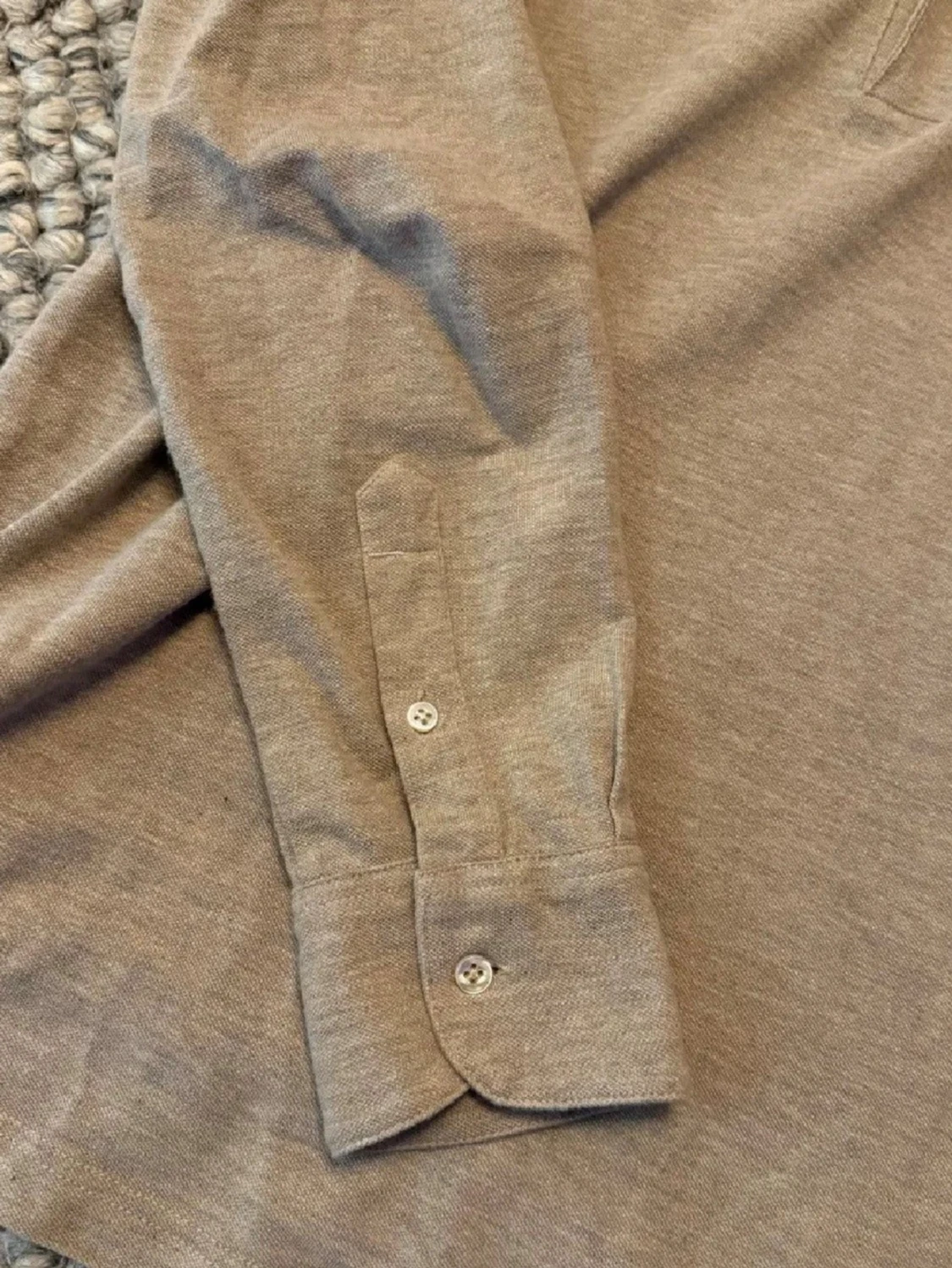 Beige pikétröja från Luca Faloni - 3