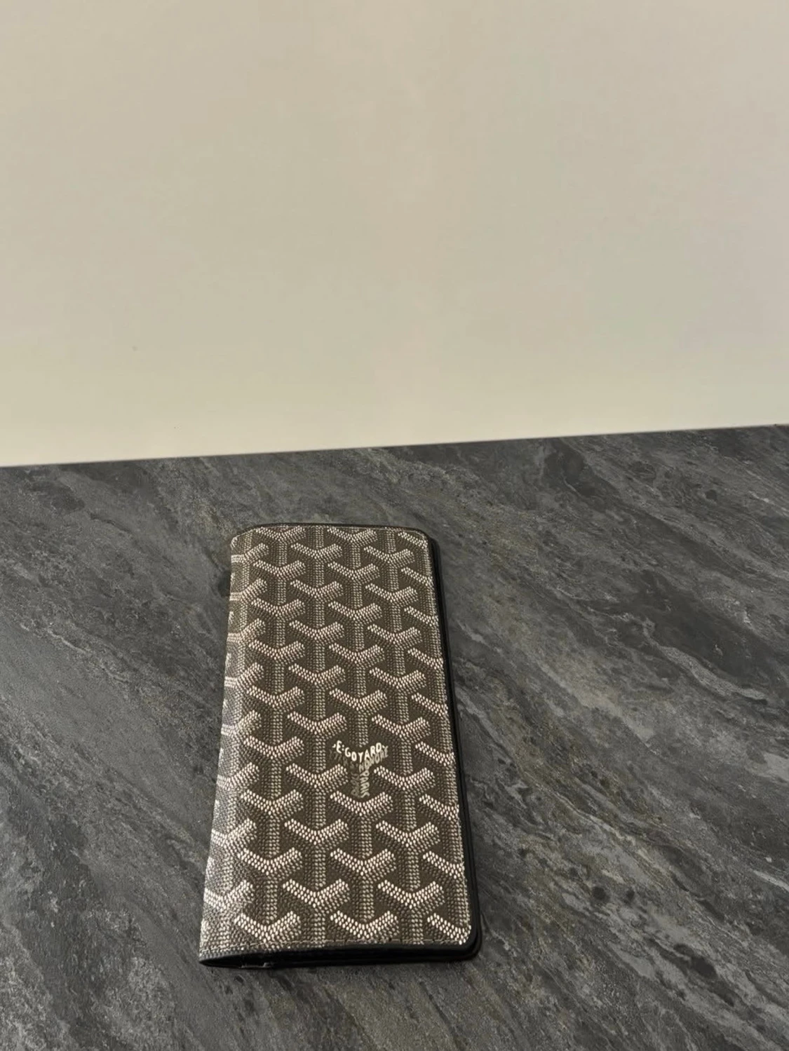 Svart Goyaard plånbok med mönster - 1