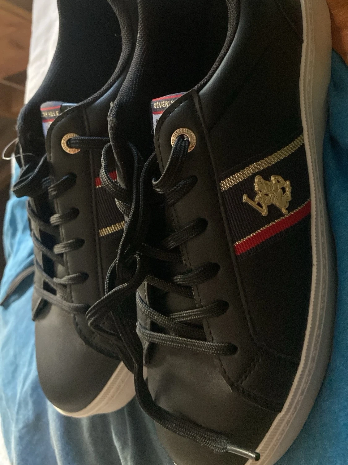 Svarta Beverly Hills Polo Club sneakers - 1
