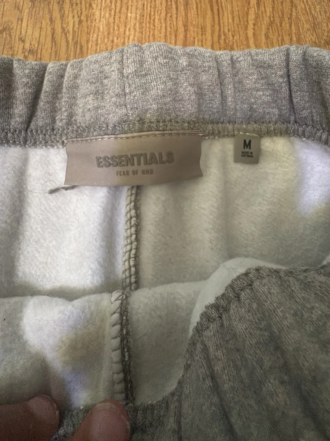Grå Essentials shorts med snörning - 3