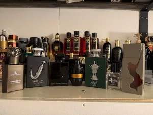 Parfymer paket 7 parfymer - Alla 7 parfymer är cirka 90% fulla förutom niche4all lemon mango.