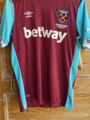 Westham tröja - Fotbollströja från laget Westham. Köpt begagnad. Ganska använd.