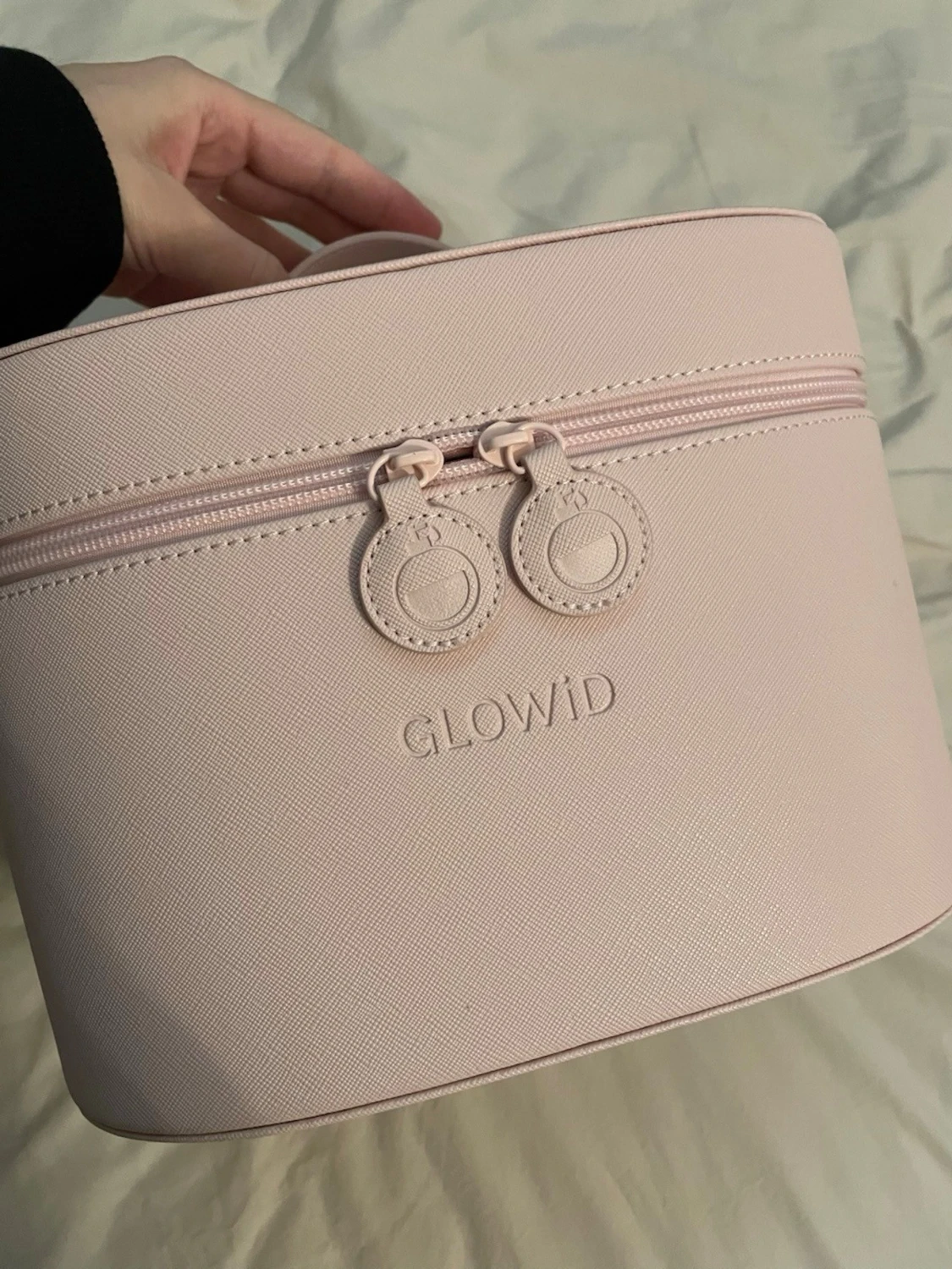 Rosa stor sminkväska från Glowid - 3