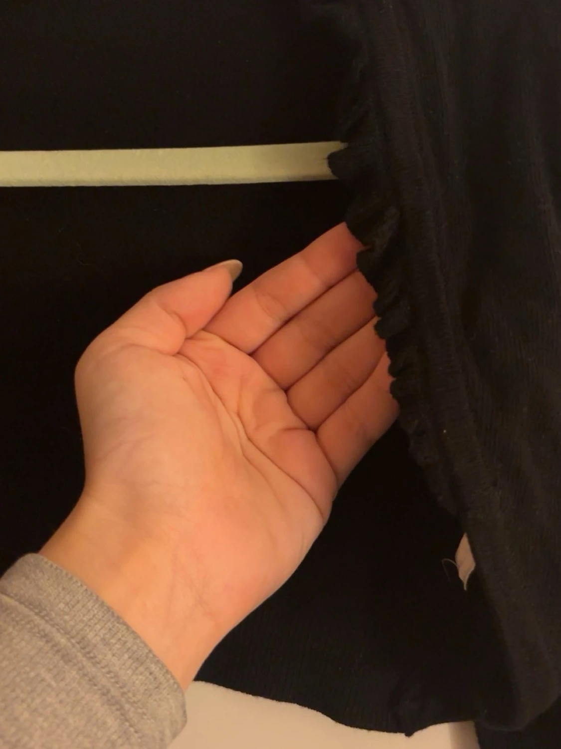 Svart bolero med volangkant - 1