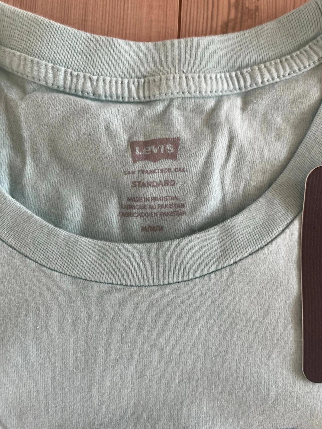 Ljusblå Levi's t-shirt med logga - 1