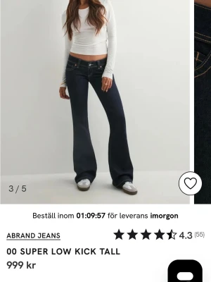 Abrand jeans  - Säljer fina Abrand jenas, köpte förra veckan men nu känner jag att de inte passar riktigt. I storlek 34. 