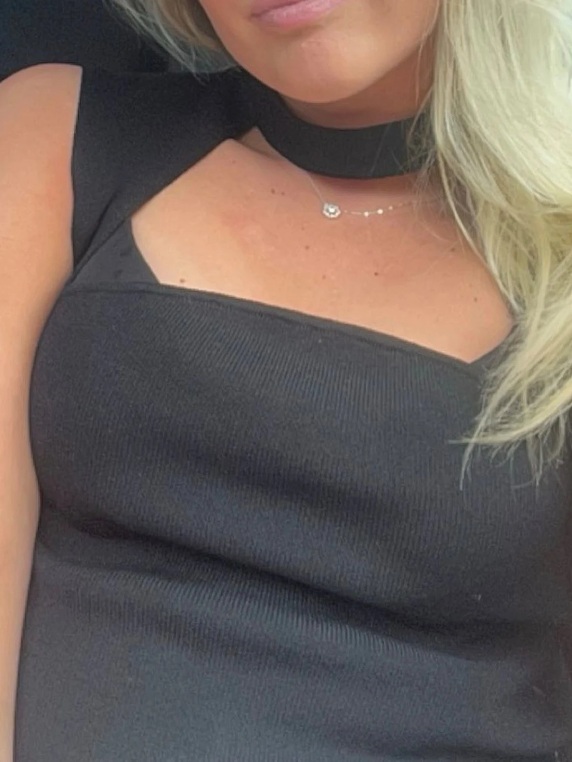 Fest topp med choker - 2