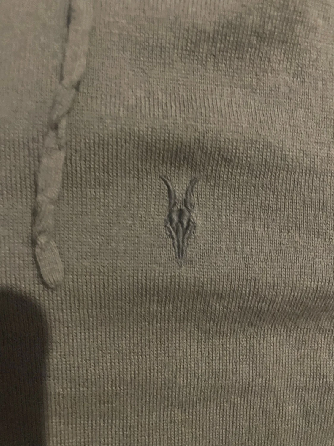 Beige merino zip - 1