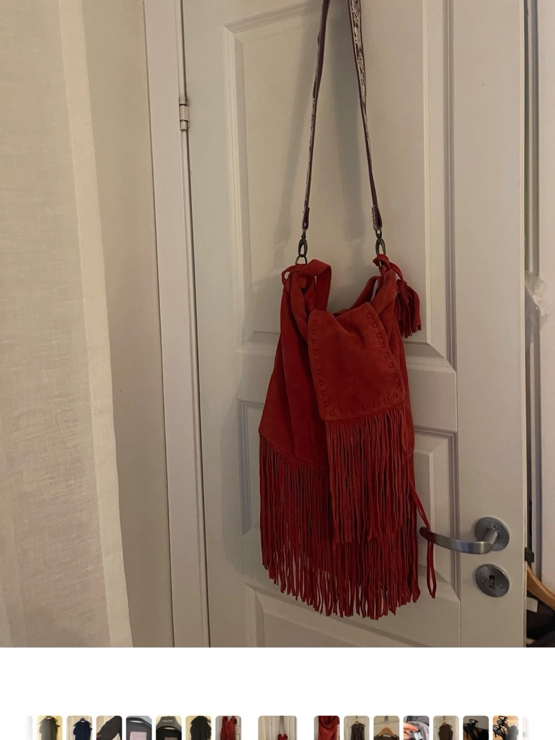 ODD Molly  mocka handväska med fransar - 5