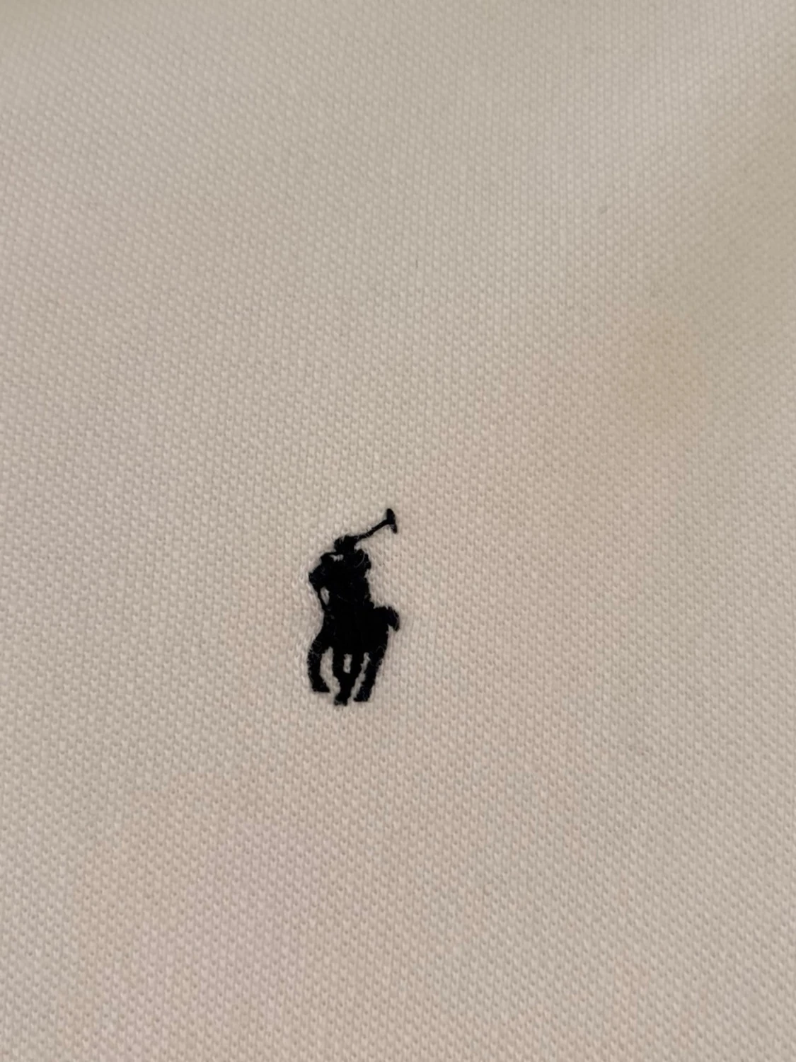 Vit pikétröja från Ralph Lauren - 1