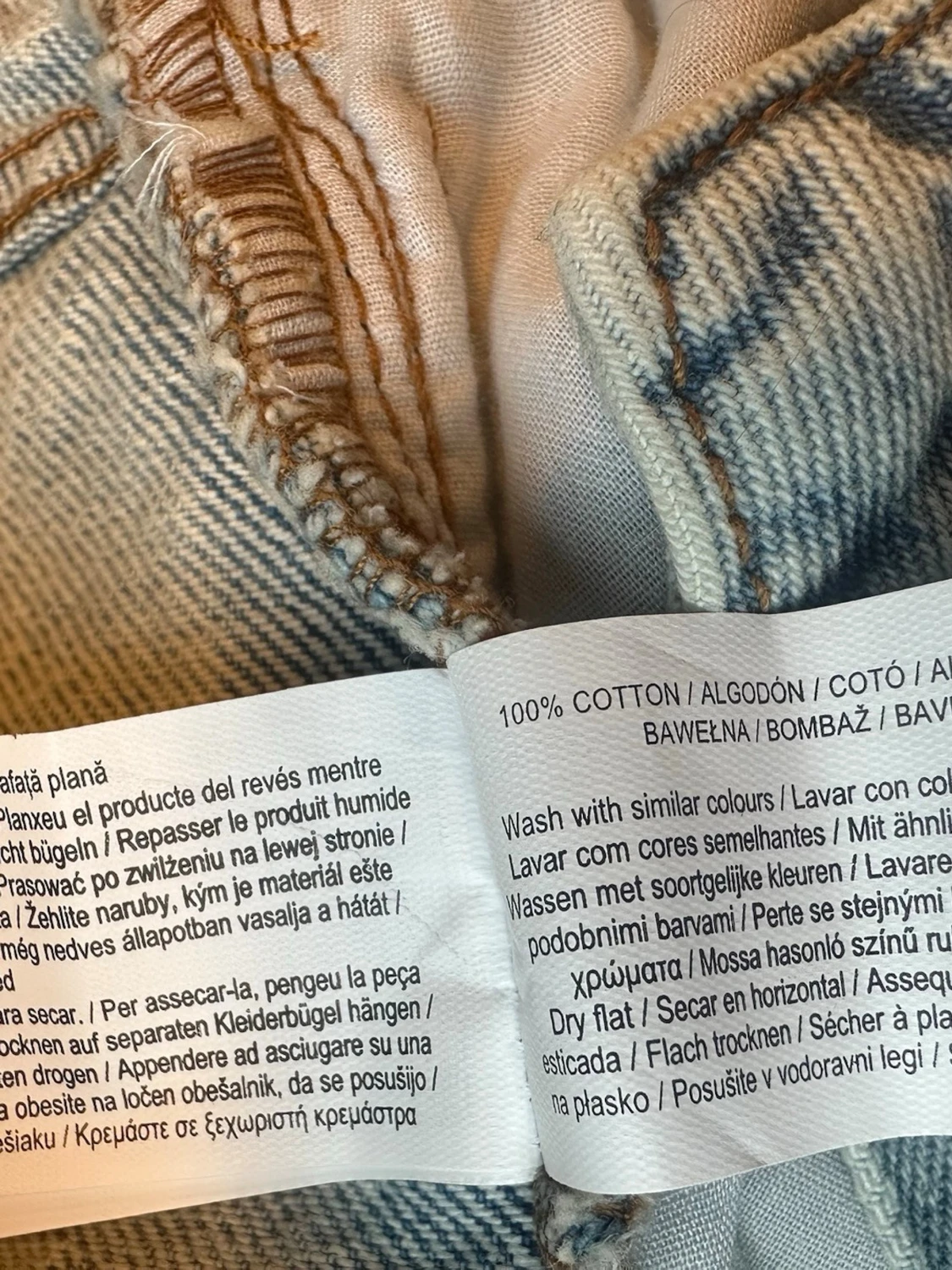 Ljusblå jeanskjol i denim - 3