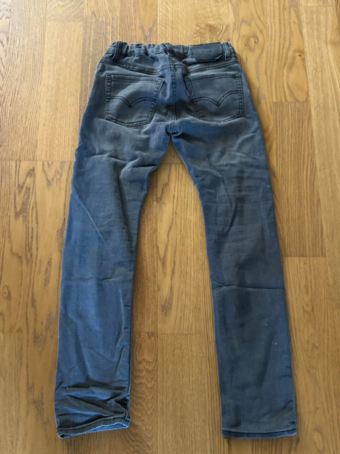 Blå smala Levis jeans med stretch - 1