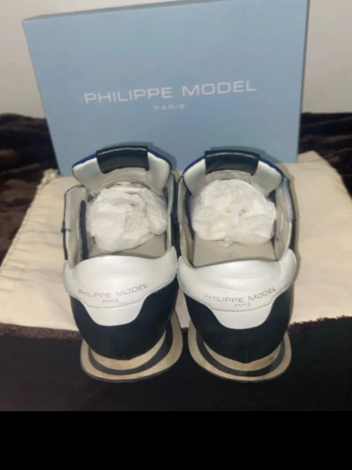 Philippe Model svarta sneakers i skinn - 5
