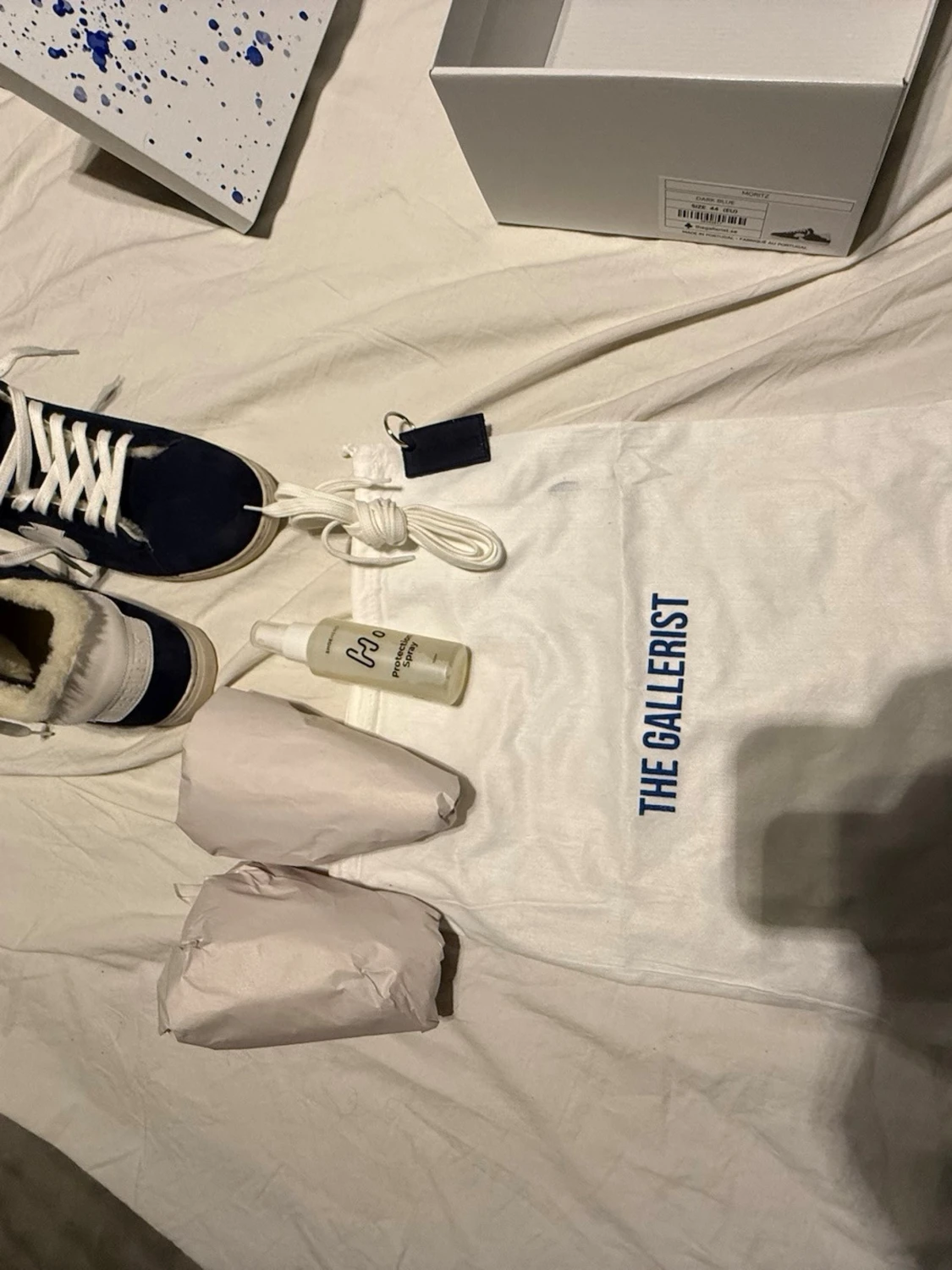 The gallerist blåa sneakers - 3