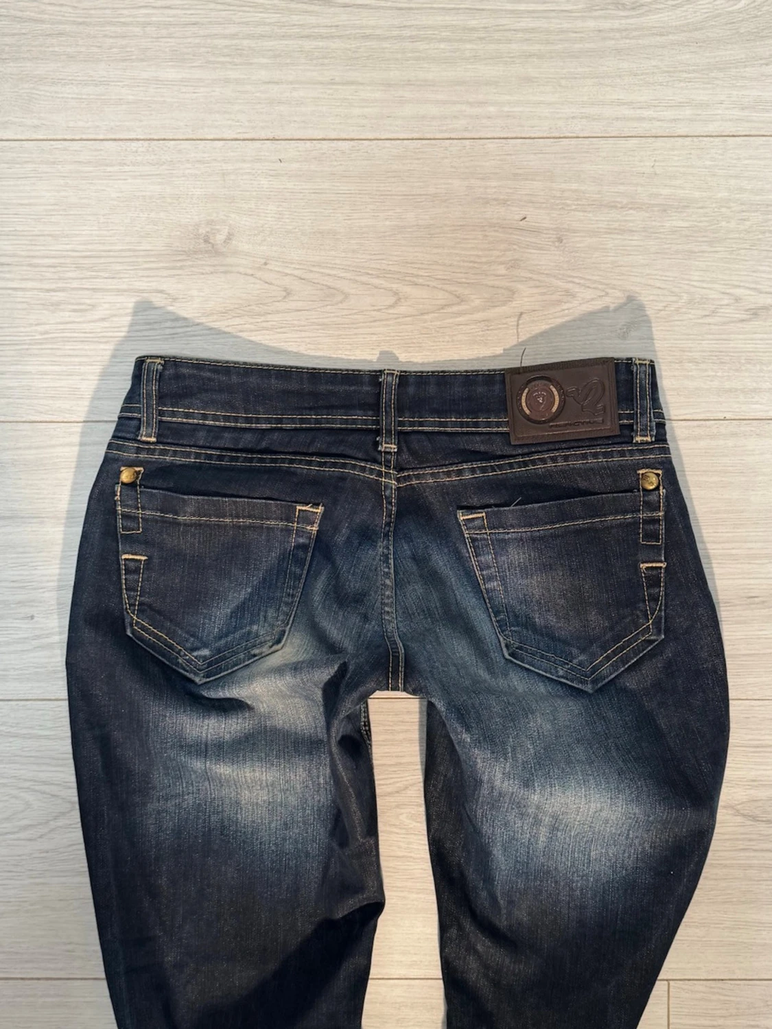 Lågmidjade bootcut jeans  - 4