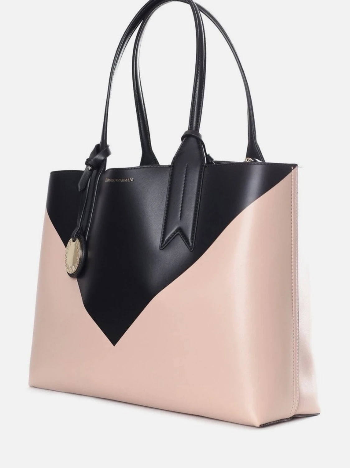 Emporio Armani shoppingväska svart/beige - 3