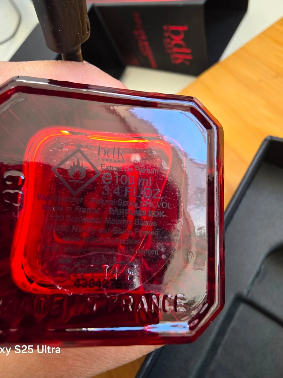 BDK Parfums röd parfymflaska 100ml - 1