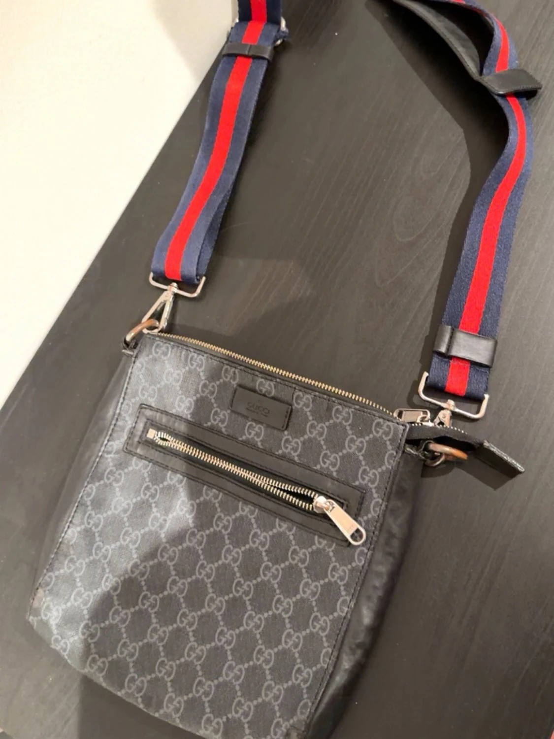 Gucci axelväska med GG-mönster