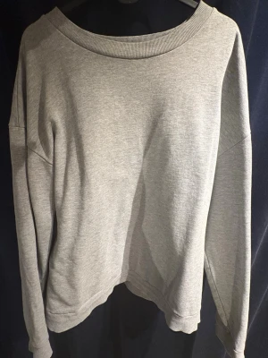 Grå basic sweatshirt  - Enkel och stilren grå sweatshirt. Perfekt för en avslappnad och casual look.