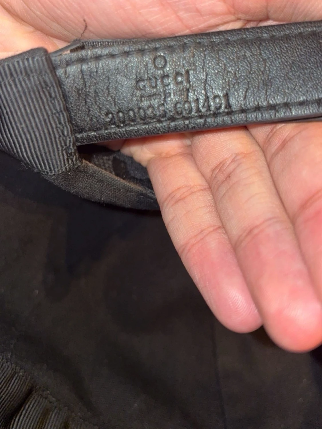 Svart keps från Gucci med GG-mönster - 5