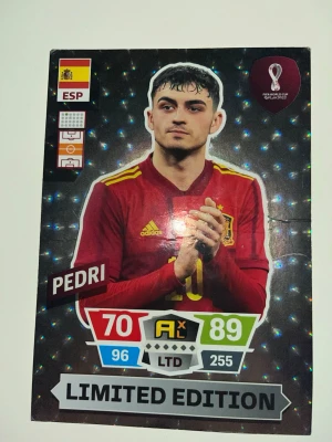 Limited edition pedri (STOR) - Snygg limited edition med Pedri. Perfekt för fotbollsfans eller Barcelona-supporters. Stor storlek som syns bra i rummet. Bra skick och redo att användas/dekorera med.