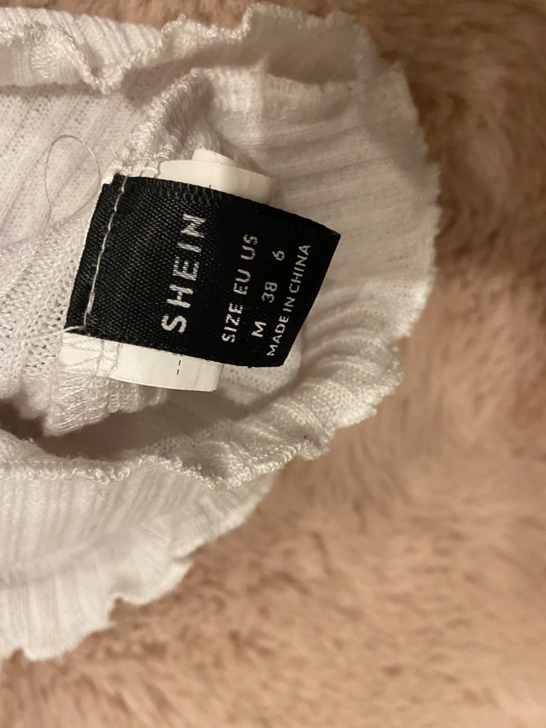 Cropped linne vit - 2