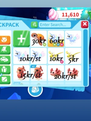 ADOPT ME PETS! - Säljer olika virtuella föremål och husdjur från spelet Adopt Me! PS: kontakta mig om du vill köpa! 