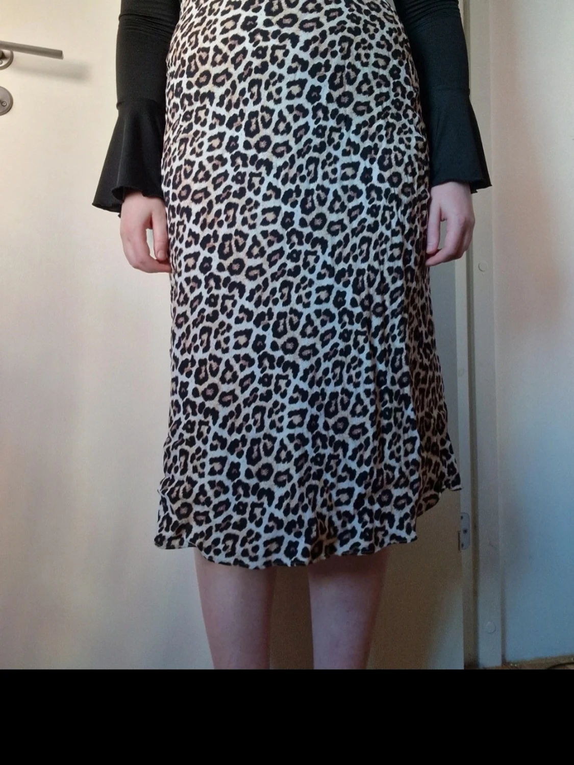 Lång leopard kjol - 1