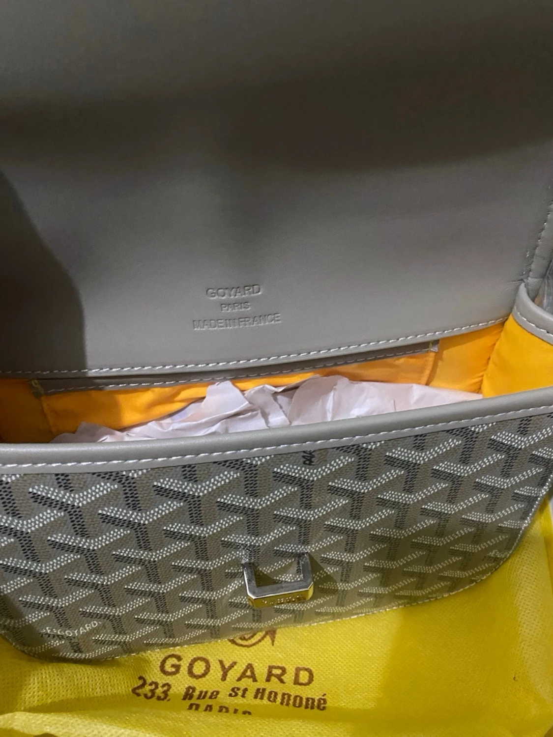 Grå axelväska  - 4