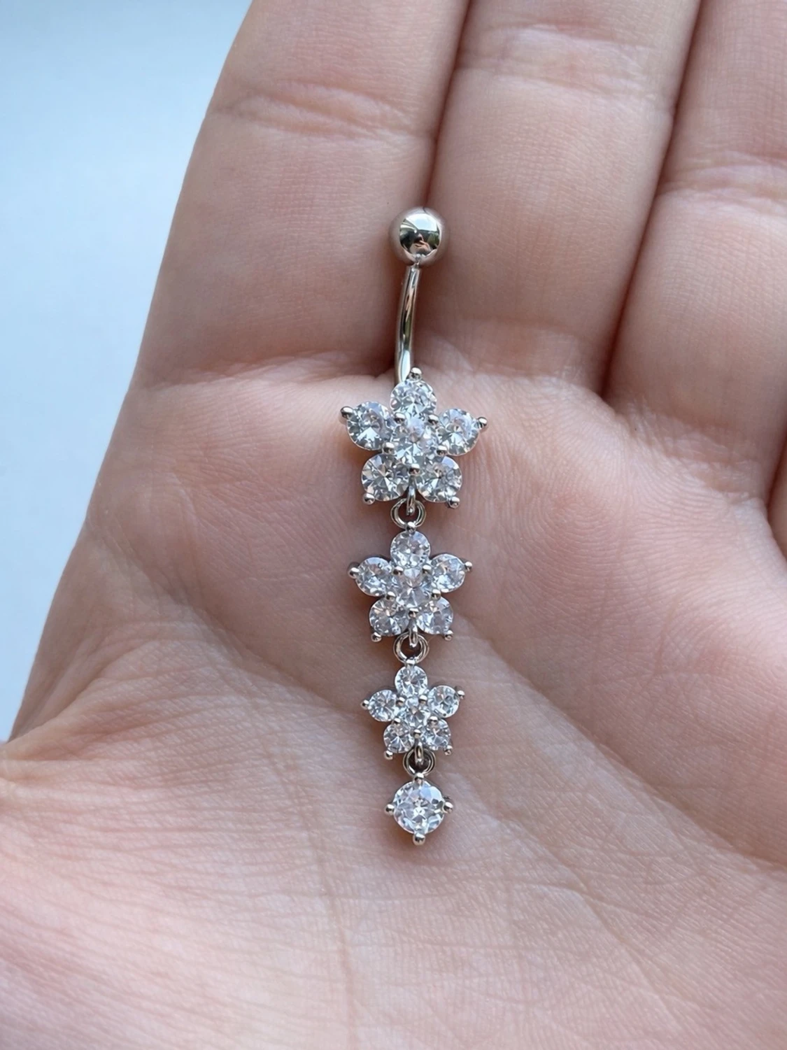 💍NY Oanvänd navelpiercing i 316L Kirurgiskt stål💍