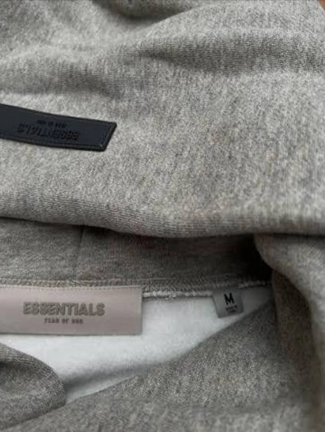 Grey Essentials hoodie - 2