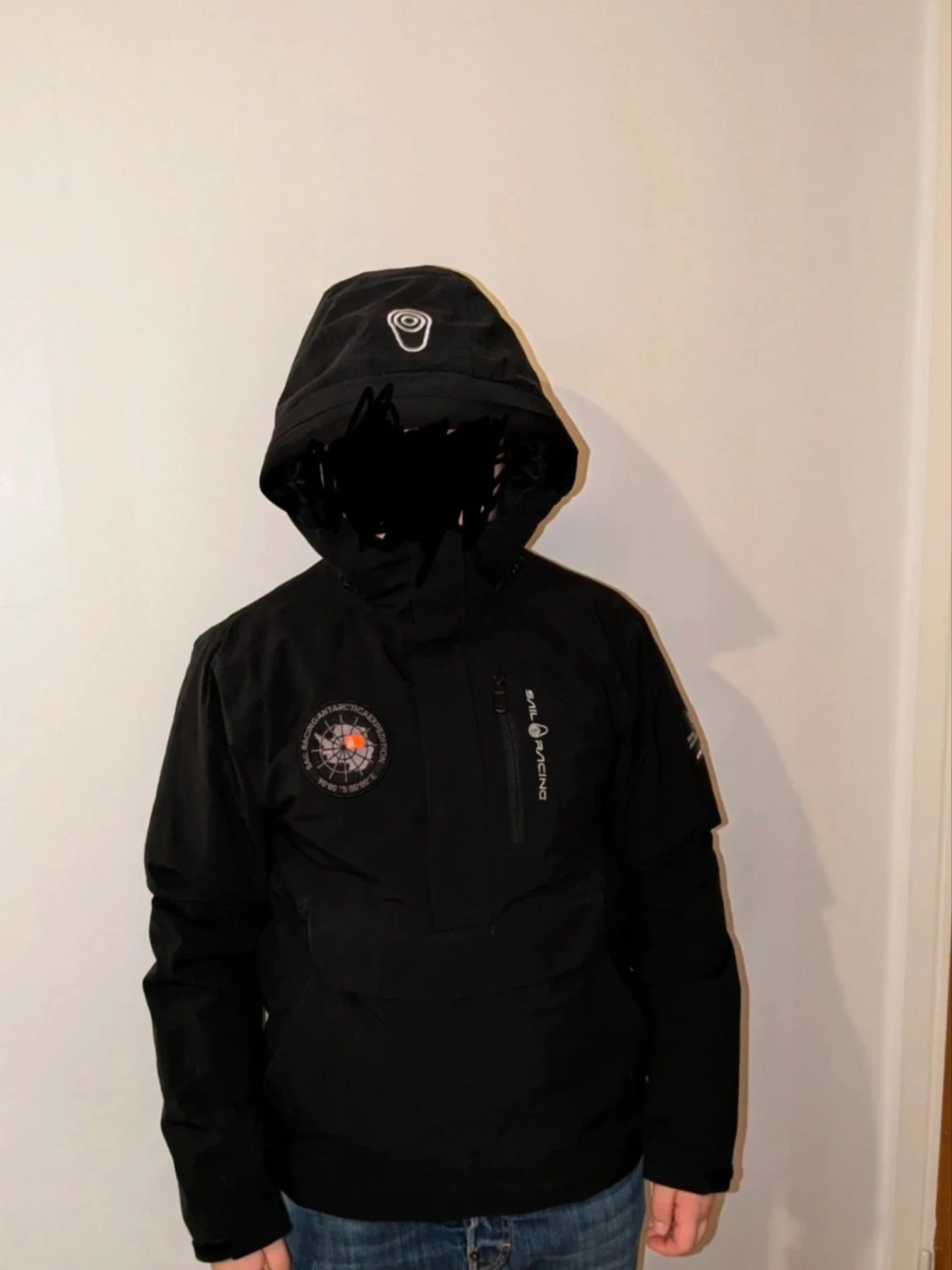 Svart vindjacka från Geographical Norway