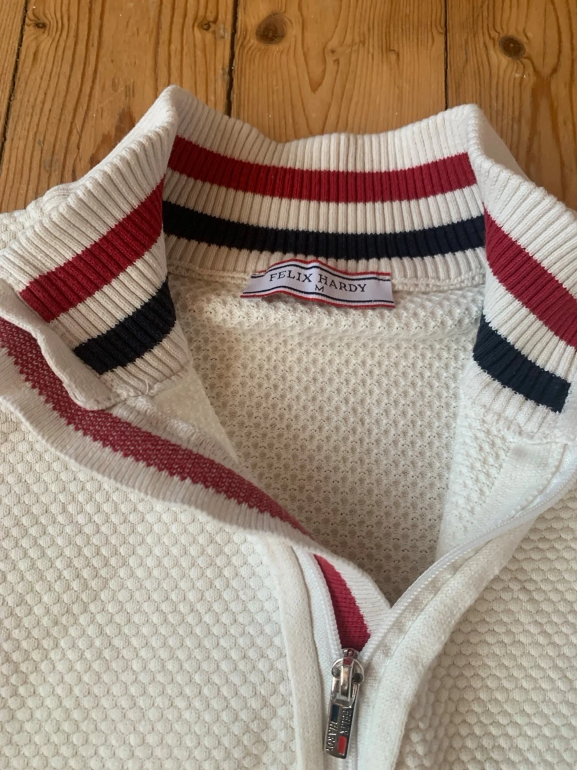 Vit ziptröja Felix Hardy  - 1