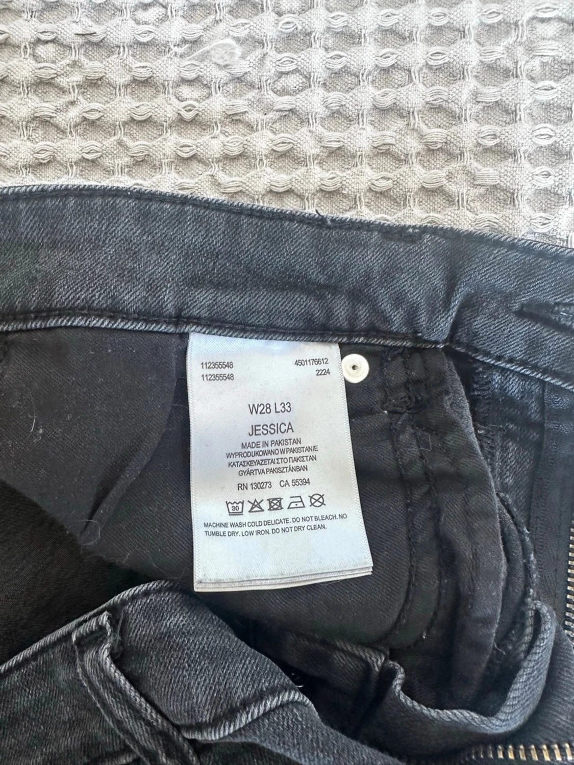 Svarta Lee jeans - 1