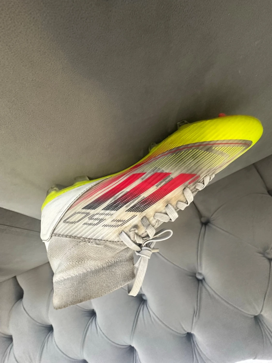 Adidas X Speedflow fotbollsskor gul/vit - 6
