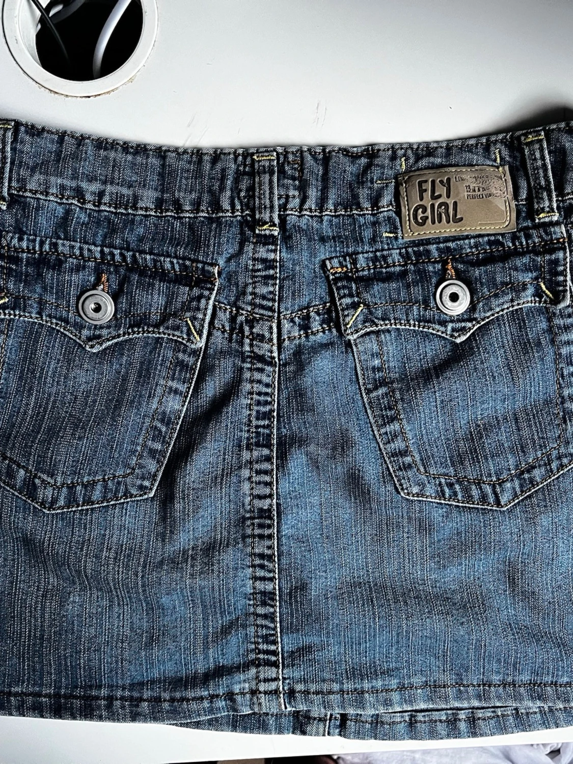 Blå jeanskjol från Fly Girl - 1
