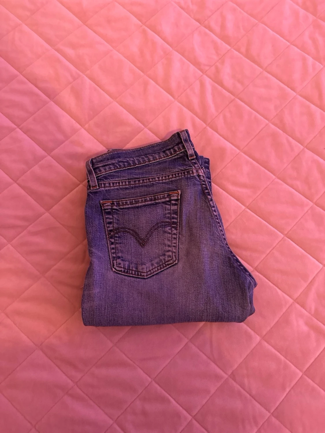 Blå bootcut jeans från Levi's - 2
