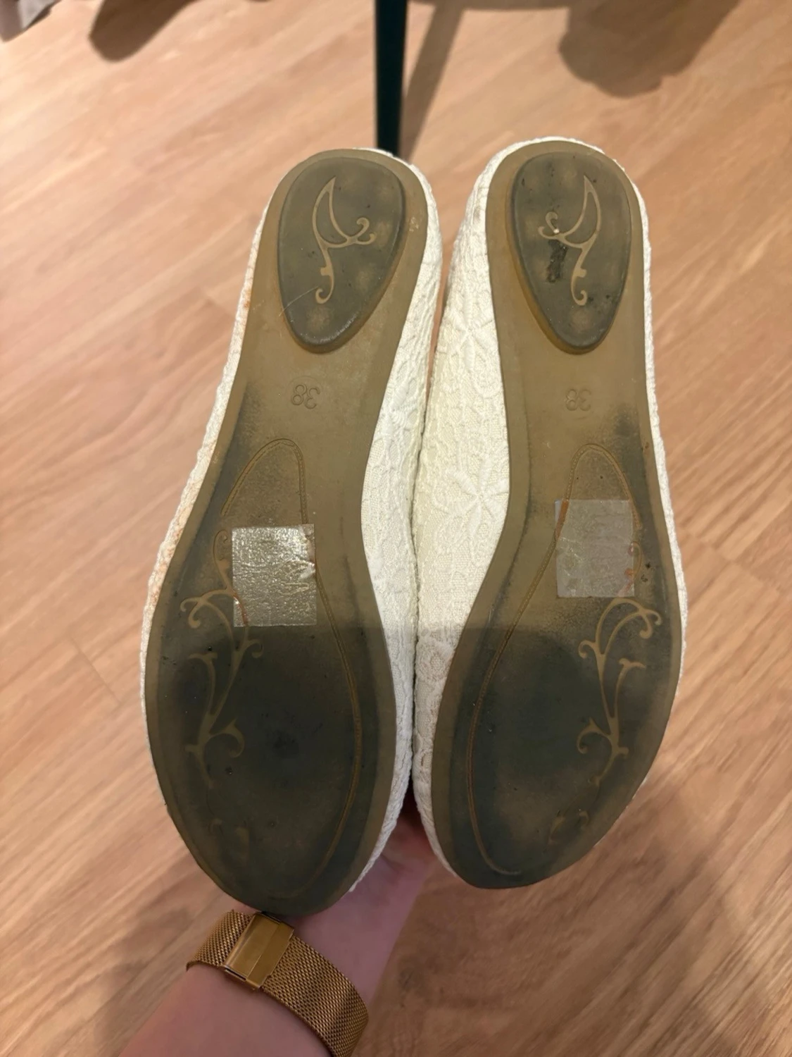 Vita spetsballerinaskor från Skopunkten - 1