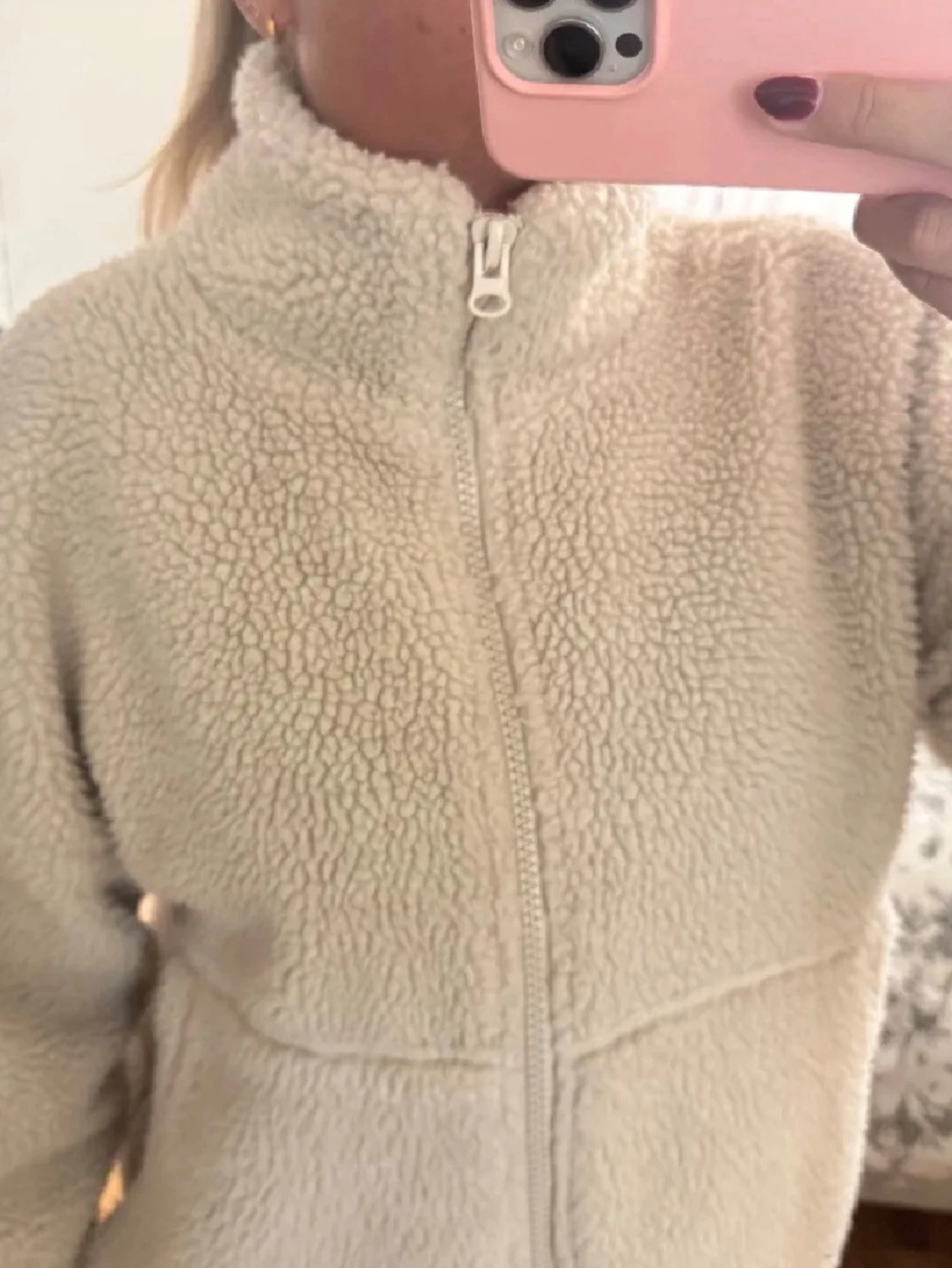 Beige teddyjacka från Carin Wester - 2