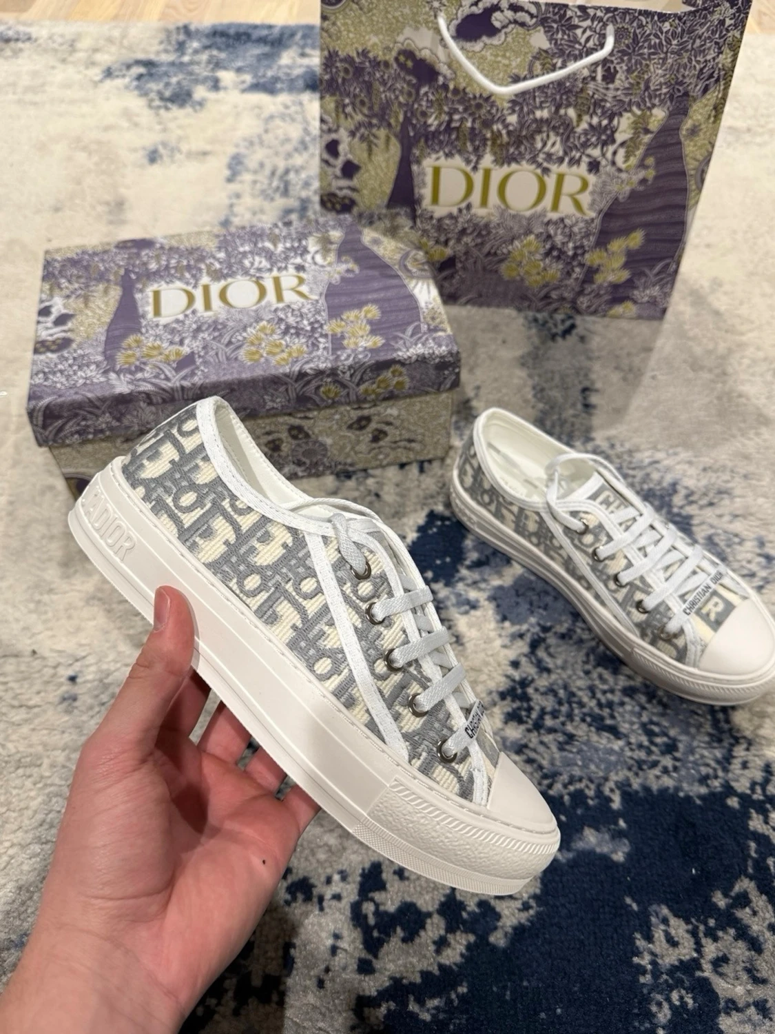 Grå Dior skor dam 39