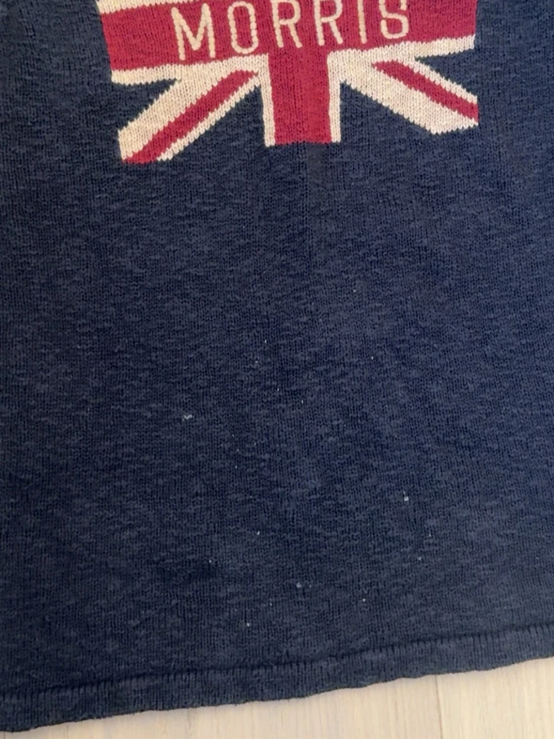 Mörkblå stickad tröja Morris - 3