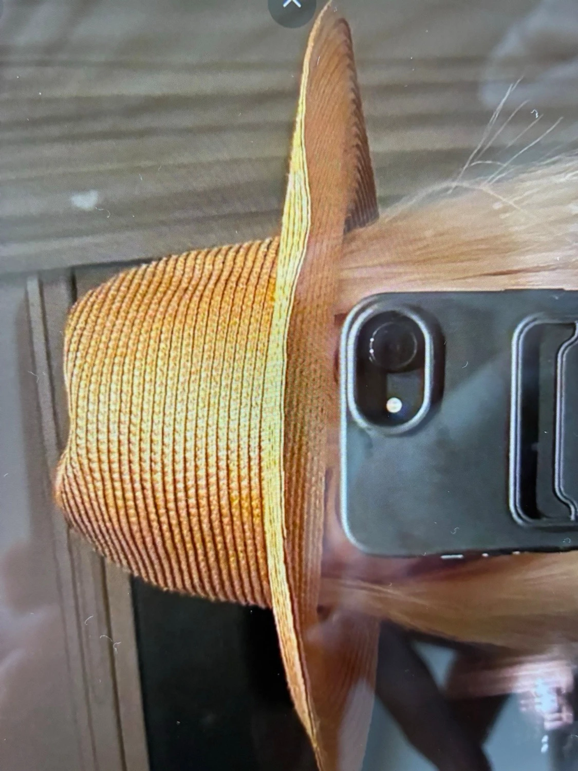 Beige stråhatt stl M Ny - 2